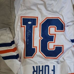 Grant Fuhr signed jersey